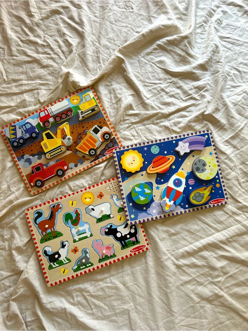 Melissa & Doug Chunky Wooden Puzzles